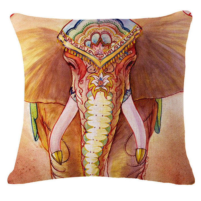 The elephant series Style 45*45cm Square Home Decorative Pillow Music Note Printed Throw Pillows Car Home Decor Cushion Cojines-Dollar Bargains Online Shopping Australia