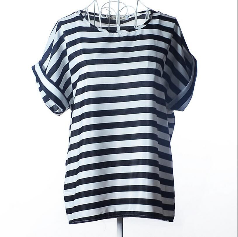 Large size women printing blouse bird bat shirt short-sleeved-Dollar Bargains Online Shopping Australia