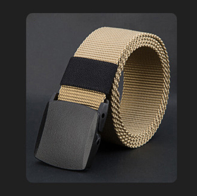 Belts Men High Quality Canvas Belt Casual belts fast dry Plastic Automatic Buckle 110-140cm-Dollar Bargains Online Shopping Australia