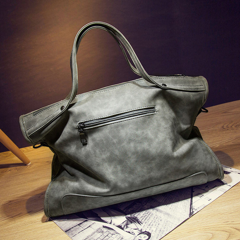 Rivet Women Leather Handbag Fashion Tassel Messenger Bag Vintage Shoulder Bag Large Top-Handle Bags Mummy Package-Dollar Bargains Online Shopping Australia