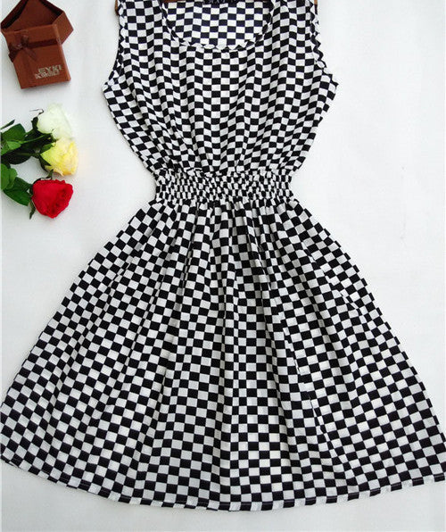 HOT 20 Styles Women casual Bohemian floral leopard sleeveless vest printed beach chiffon dress nz17-Dollar Bargains Online Shopping Australia