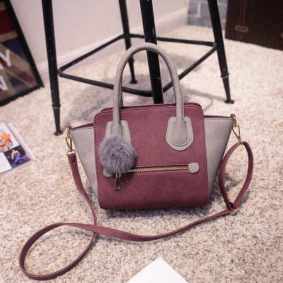 Spring Smiley PU Leather Tote Bag Women Trapeze Fashion Designer Handbags High Quality Ladies Bags Vintage Crossbody Bags-Dollar Bargains Online Shopping Australia