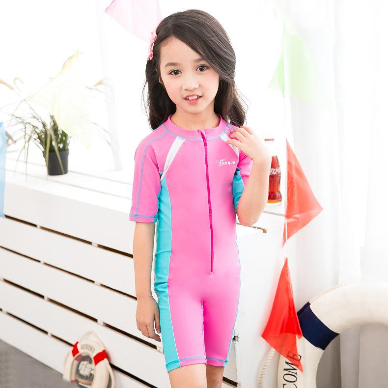 Child Swimwear One Piece Boys Girls Swimsuits Kids Bathing Suits Baby Swimsuit Girl Children Beach Wear Diving Swimming Suit-Dollar Bargains Online Shopping Australia