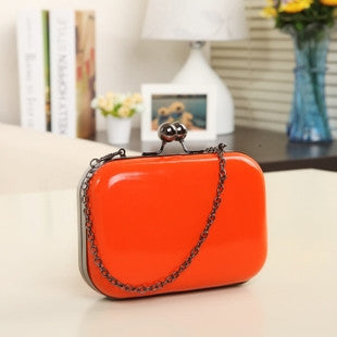 Vintage Skull purse Black Knuckle Ring Handbag Women Skull Clutch Evening Bag With shoulder Chain bolsas femininas-Dollar Bargains Online Shopping Australia