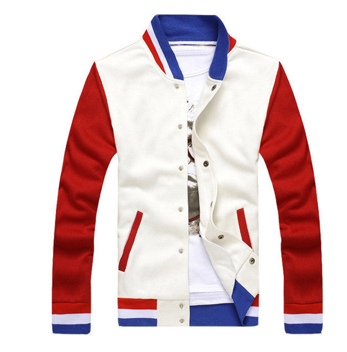 Brand Clothing Baseball Jacket Men Sweatshirt College Sportswear Jackets Casual Slim Fit Jacket Mens Clothing 10 Colors-Dollar Bargains Online Shopping Australia