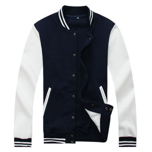 Brand Clothing Baseball Jacket Men Sweatshirt College Sportswear Jackets Casual Slim Fit Jacket Mens Clothing 10 Colors-Dollar Bargains Online Shopping Australia