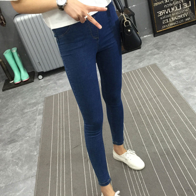 Spring Basic Skinny Women Jeans Ankle Nine Pants Slim Elastic Denim Pants Leggings Female Cotton Jeggings Jeans Women-Dollar Bargains Online Shopping Australia