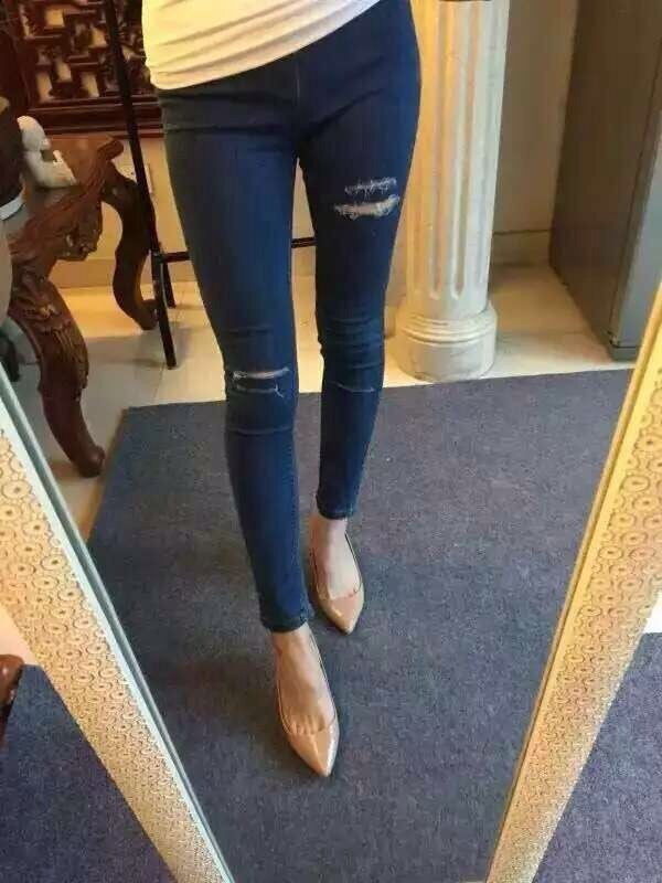 Spring Basic Skinny Women Jeans Ankle Nine Pants Slim Elastic Denim Pants Leggings Female Cotton Jeggings Jeans Women-Dollar Bargains Online Shopping Australia