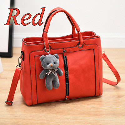 Luxury Women Leather Handbag Red Retro Vintage Bag Designer Handbags High Quality Famous Brand Tote Shoulder Ladies Hand Bag 703-Dollar Bargains Online Shopping Australia