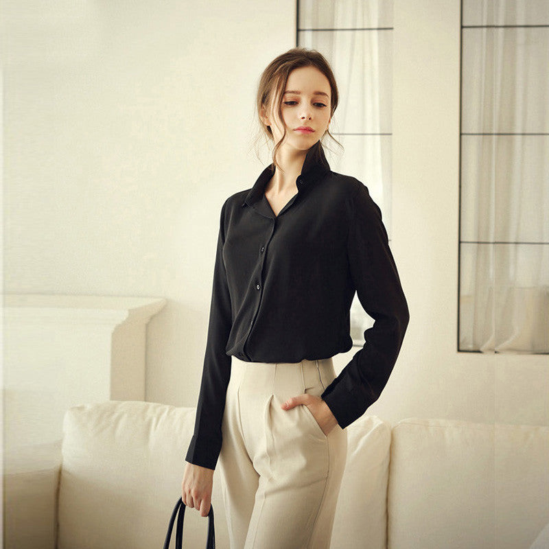 Chiffon Casual Blouse Dress Shirts vetement femme Tops Clothing Lady Beauty Sleeve High Quality-Dollar Bargains Online Shopping Australia