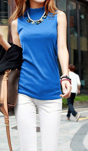 women autumn winter sleeveless solid color Tops & Tees cotton Tanks tops & Camis women lady Vest 10 colors-Dollar Bargains Online Shopping Australia