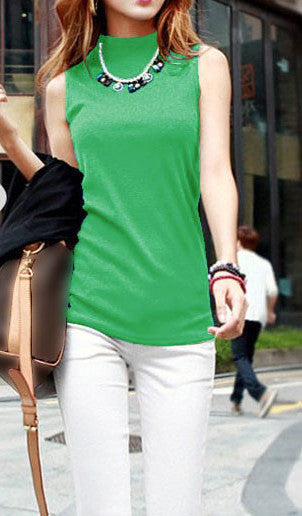 women autumn winter sleeveless solid color Tops & Tees cotton Tanks tops & Camis women lady Vest 10 colors-Dollar Bargains Online Shopping Australia