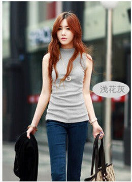 women autumn winter sleeveless solid color Tops & Tees cotton Tanks tops & Camis women lady Vest 10 colors-Dollar Bargains Online Shopping Australia