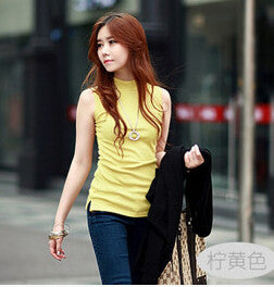 women autumn winter sleeveless solid color Tops & Tees cotton Tanks tops & Camis women lady Vest 10 colors-Dollar Bargains Online Shopping Australia