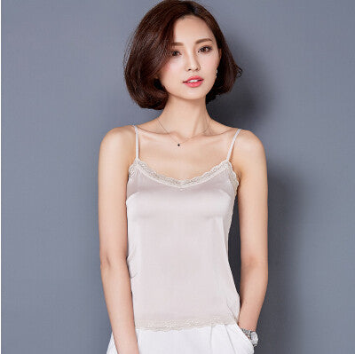 Crop Top Clothes Tropical womens tank tops Silk Women Shirt Sleeveless Blusa Summer-Dollar Bargains Online Shopping Australia