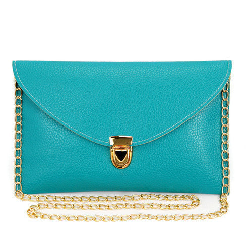 Women Clutch Bags Fashion Chain Envelope Candy Color Handbags Small Shoulder Bag Casual-Dollar Bargains Online Shopping Australia