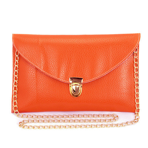 Women Clutch Bags Fashion Chain Envelope Candy Color Handbags Small Shoulder Bag Casual-Dollar Bargains Online Shopping Australia