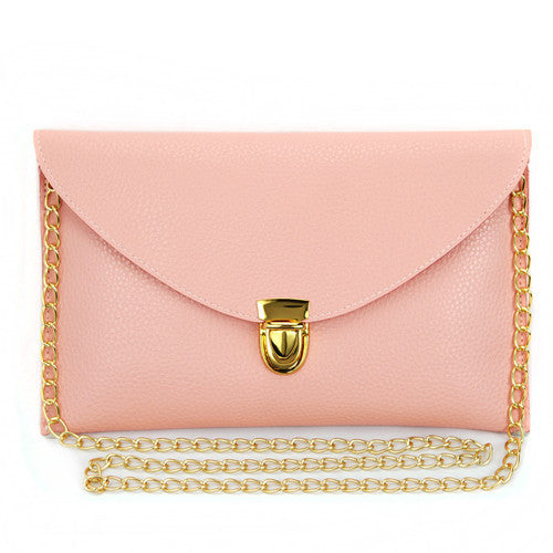 Women Clutch Bags Fashion Chain Envelope Candy Color Handbags Small Shoulder Bag Casual-Dollar Bargains Online Shopping Australia