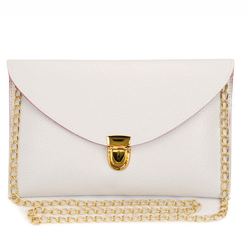 Women Clutch Bags Fashion Chain Envelope Candy Color Handbags Small Shoulder Bag Casual-Dollar Bargains Online Shopping Australia