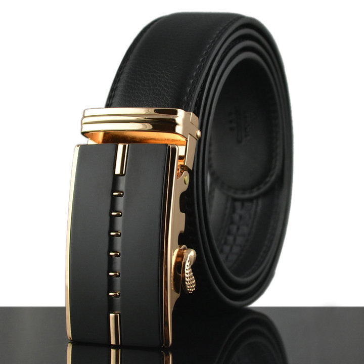 Business Belts For Men Ceinture Luxury Genuine Leather Belt Buckle Wide Belt Fashion Jeans Men Brand Pants Strap 130cm Q170-Dollar Bargains Online Shopping Australia