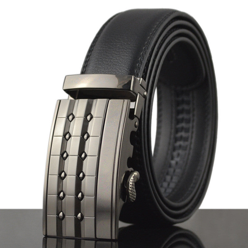 Business Belts For Men Ceinture Luxury Genuine Leather Belt Buckle Wide Belt Fashion Jeans Men Brand Pants Strap 130cm Q170-Dollar Bargains Online Shopping Australia