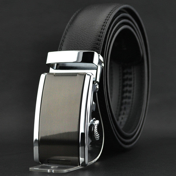 Business Belts For Men Ceinture Luxury Genuine Leather Belt Buckle Wide Belt Fashion Jeans Men Brand Pants Strap 130cm Q170-Dollar Bargains Online Shopping Australia