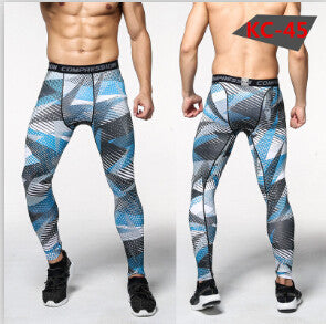 Men Compression Pants Tights Casual Bodybuilding Mans Trousers Brand Camouflage Army Green Skinny Leggings-Dollar Bargains Online Shopping Australia