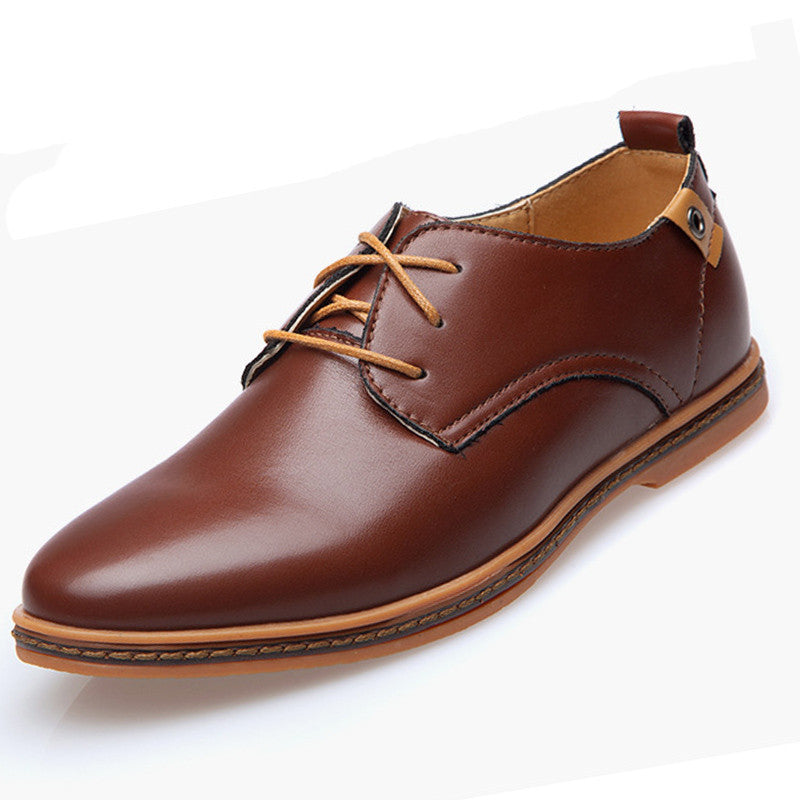 Big Size 48 Mens Shoes Leather Casual Black Flats Dress Shoes Men Autumn Oxfords Shoes For Mens Loafers Zapatos Hombre-Dollar Bargains Online Shopping Australia