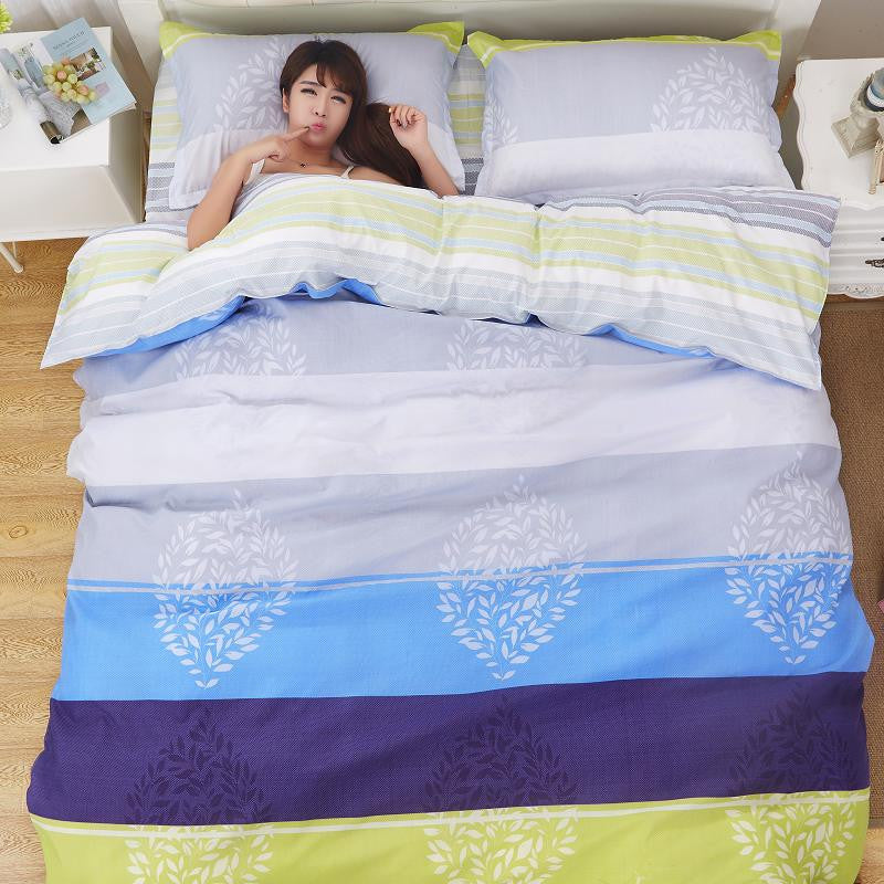 bedding set 5 size Green Spirit bedding set duvet cover set Korean bed sheet +duvet cover +pillowcase pink bed cover bed linen-Dollar Bargains Online Shopping Australia