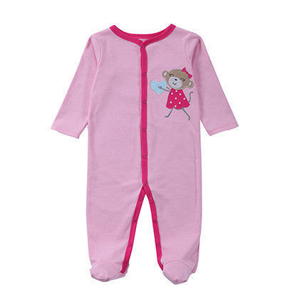 born Baby Rompers Baby Clothing Set Fashion Summer Cotton Infant Jumpsuit Long Sleeve Girl Boys Rompers Costumes Baby Romper-Dollar Bargains Online Shopping Australia