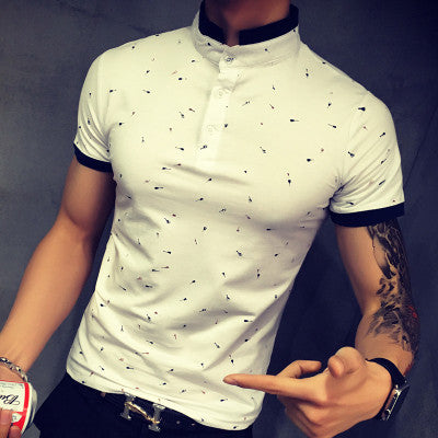 Printing T-Shirt Slim Fit And Fit T-Shirts Fashion Handsome T Shirts Tee Shirt Homme-Dollar Bargains Online Shopping Australia