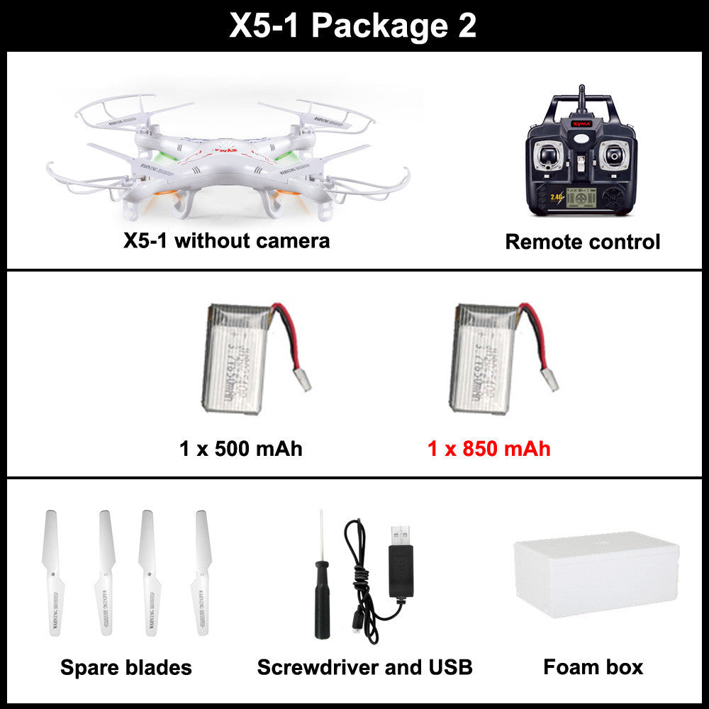 Quadcopter Drone With Camera Syma X5-1 rc helicopter dron no camera