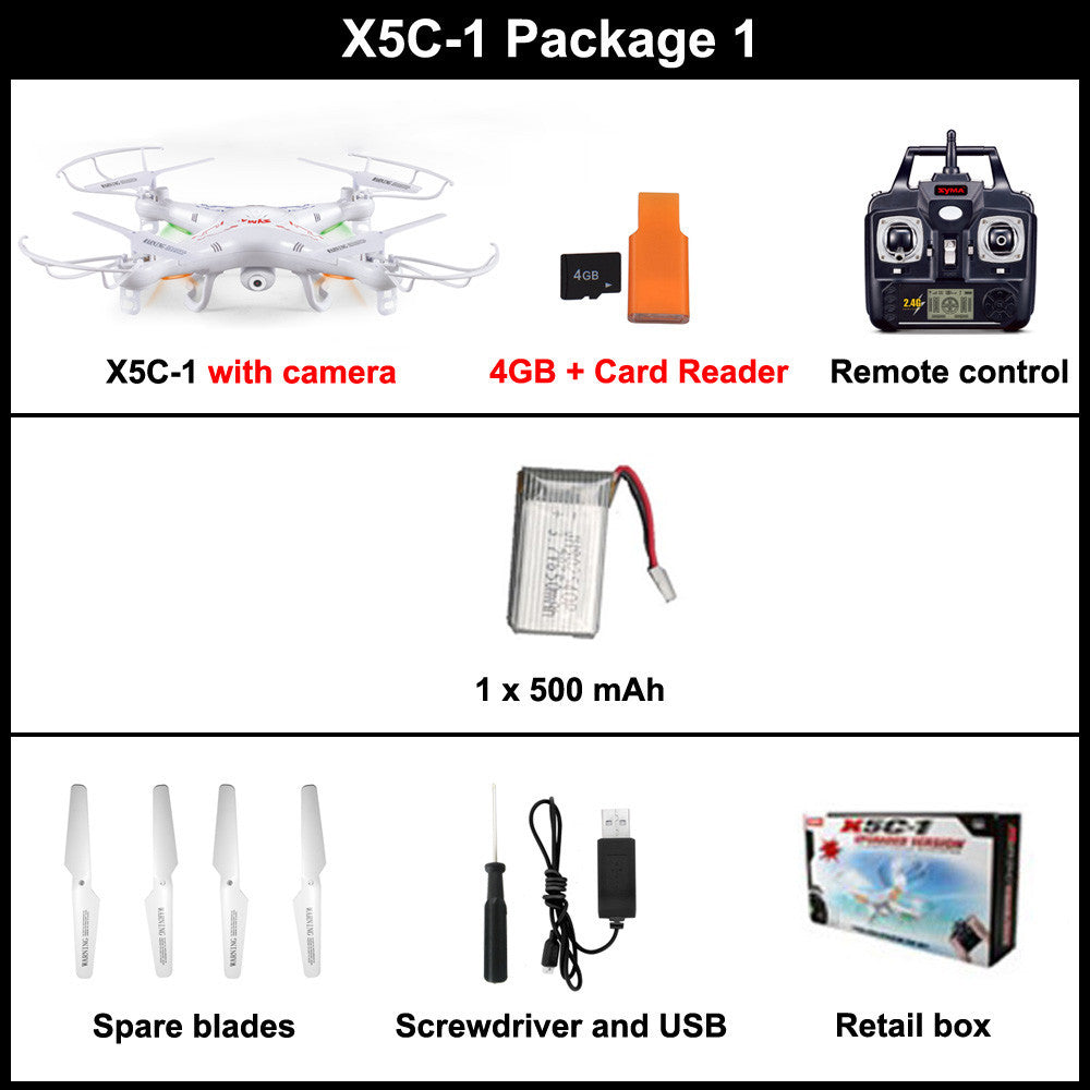 Quadcopter Drone With Camera Syma X5-1 rc helicopter dron no camera-Dollar Bargains Online Shopping Australia