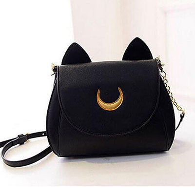 Summer Limited Sailor Moon Chain Shoulder Bag Ladies Luna Cat PU Leather Handbag Women Messenger Crossbody Small Bag-Dollar Bargains Online Shopping Australia