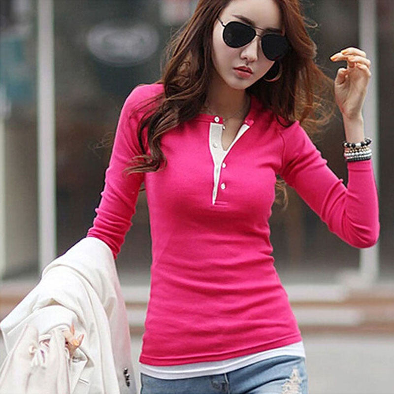 Women Cotton Sweaters Casual Slim Tops Blouse Sweater Outfit Jumper Pullover-Dollar Bargains Online Shopping Australia