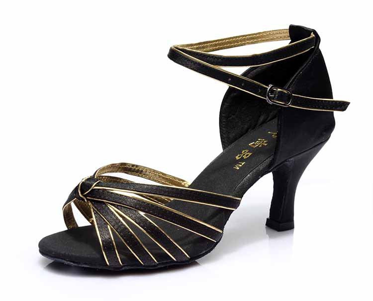 Brand Satin/PU Girls Ladies Women's Tango Salsa Dance Ballroom Latin Dance Shoes 7cm Heels 22 Colors and-Dollar Bargains Online Shopping Australia