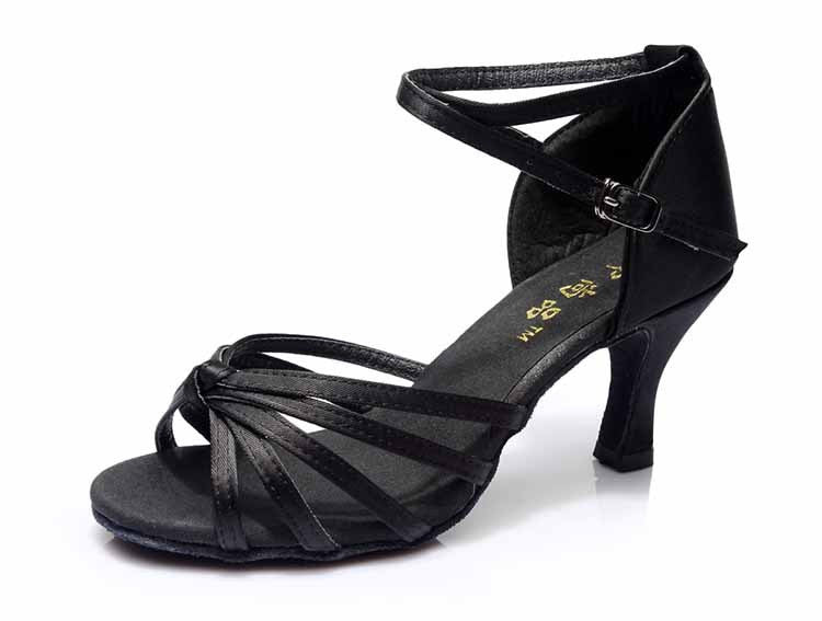 Brand Satin/PU Girls Ladies Women's Tango Salsa Dance Ballroom Latin Dance Shoes 7cm Heels 22 Colors and-Dollar Bargains Online Shopping Australia