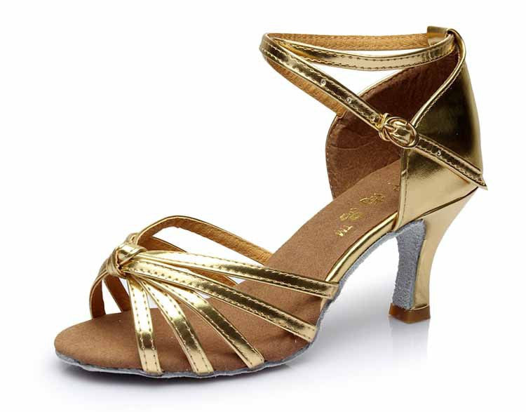Brand Satin/PU Girls Ladies Women's Tango Salsa Dance Ballroom Latin Dance Shoes 7cm Heels 22 Colors and-Dollar Bargains Online Shopping Australia