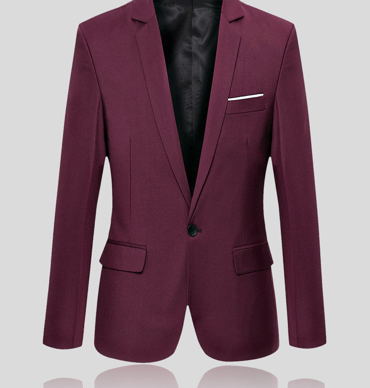 Men Suit Jacket Blazer Cardigan Jaqueta Wedding Suits Jackets-Dollar Bargains Online Shopping Australia