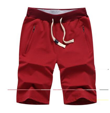 Men's cotton Casual and Shorts Summer male Leisure Outdoors Joggers Sweatpants beach Shorts Knee Length No Belt-Dollar Bargains Online Shopping Australia