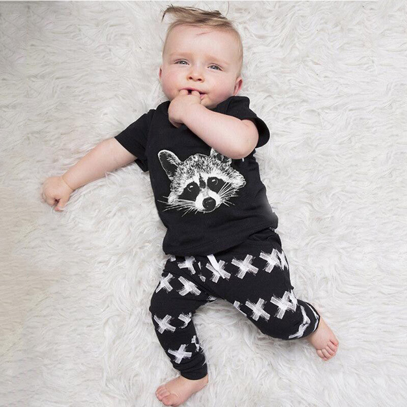 Bear Leader kids boys summer style infant clothes baby clothing sets boy Cotton little monsters short sleeve 2pcs baby-Dollar Bargains Online Shopping Australia