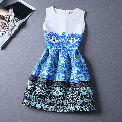 Dresses For Girls Mother Daughter Dresses Family Matching Clothing Girls Sleeveless Formal Print A-line Dress Summer-Dollar Bargains Online Shopping Australia