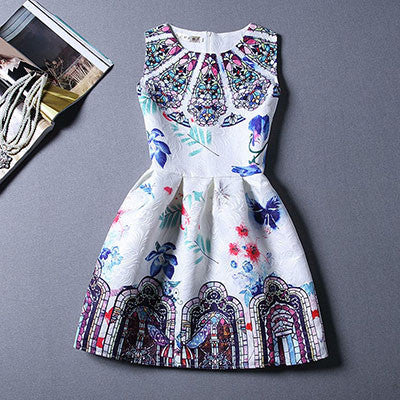 Dresses For Girls Mother Daughter Dresses Family Matching Clothing Girls Sleeveless Formal Print A-line Dress Summer-Dollar Bargains Online Shopping Australia