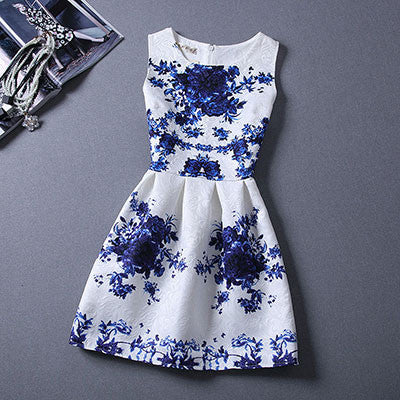 Dresses For Girls Mother Daughter Dresses Family Matching Clothing Girls Sleeveless Formal Print A-line Dress Summer-Dollar Bargains Online Shopping Australia