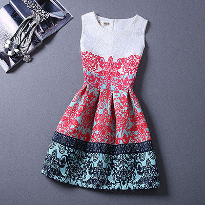 Dresses For Girls Mother Daughter Dresses Family Matching Clothing Girls Sleeveless Formal Print A-line Dress Summer-Dollar Bargains Online Shopping Australia