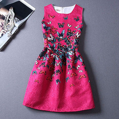 Dresses For Girls Mother Daughter Dresses Family Matching Clothing Girls Sleeveless Formal Print A-line Dress Summer-Dollar Bargains Online Shopping Australia