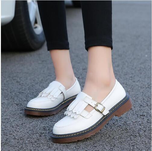 Brand Shoes Woman Print Brogue Oxford Shoes National Style PU Flats Shoes Bohemia Moccasins Ladies Shoes-Dollar Bargains Online Shopping Australia