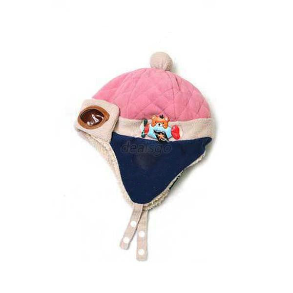 Boys Girls Baby Pilot Aviator Hat Winter Cotton Warm Ear Cap Beanie 4 Colors-Dollar Bargains Online Shopping Australia