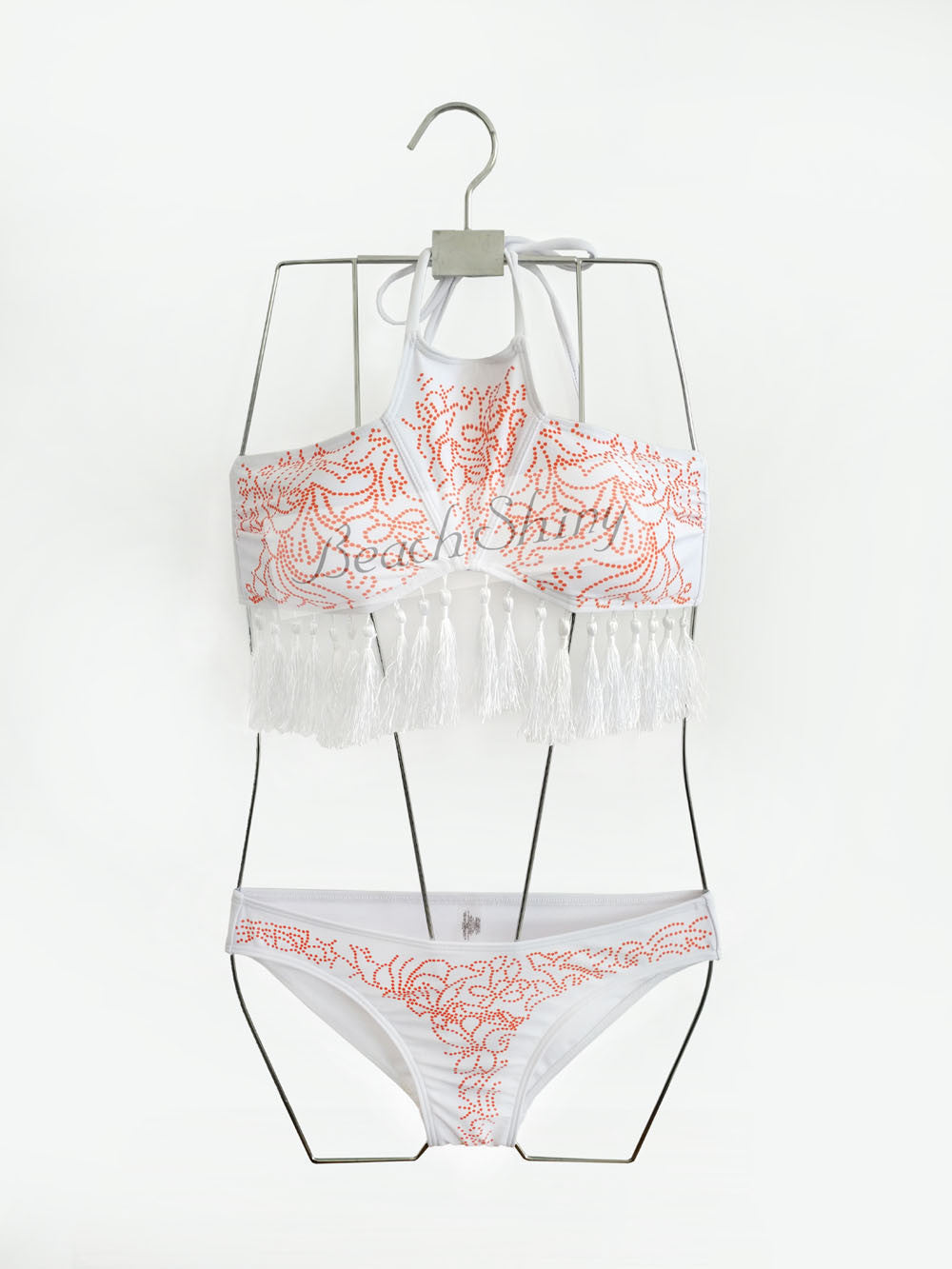 Women Push Up Bikini Set Vintage Biquini Ruffled Swimsuit Sexy Print Swmwear Beach Swim Wear Bathing Suit with Cap 1835-Dollar Bargains Online Shopping Australia