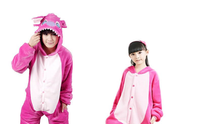 Unicorn Stitch Panda Unisex Flannel Hoodie Pajamas Costume Cosplay Animal Onesies Sleepwear For Men Women Adults Child-Dollar Bargains Online Shopping Australia